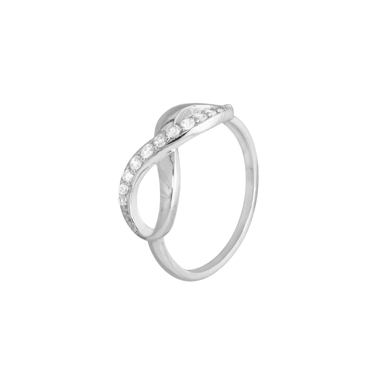 1 ROW CZ INFINITY RING - Hannoush Jewelers | Silva Family Franchises