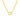 Diamond Puff Link on Rolo Necklace