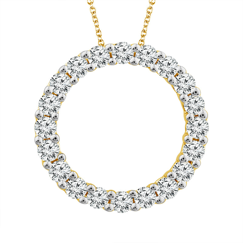 Diamond "Circle of life" Pendant