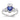 Sapphire Claddagh Ring - September