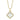 Shy Creation 0.08Ct Diamond & 0.41Ct Mother Of Pearl Clover Necklace SC55025140