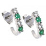 Emerald and Diamond earrings - Hannoush Jewelers | Silva Family Franchises