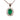 Emerald and Diamond pendant