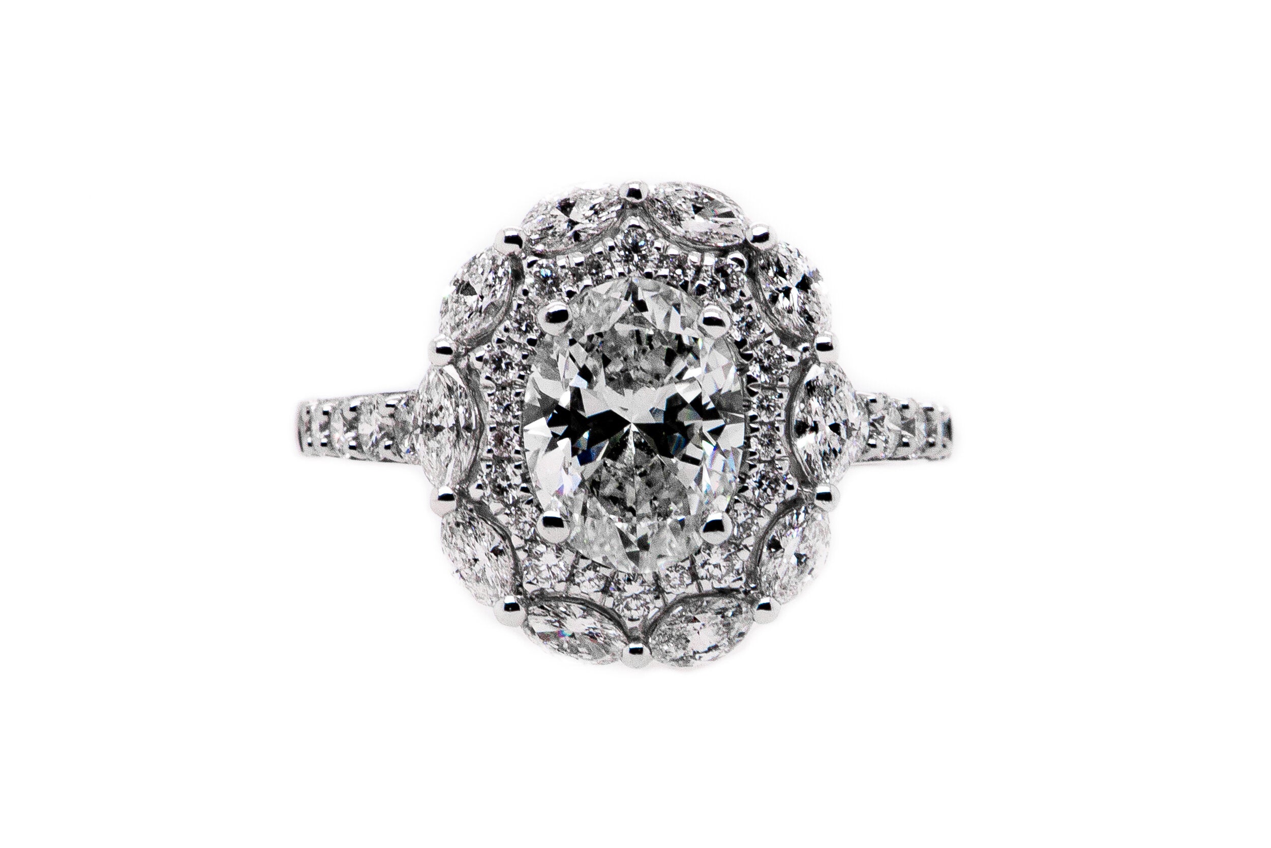 The Unique Collection: Oval and Marquise Diamond Ring