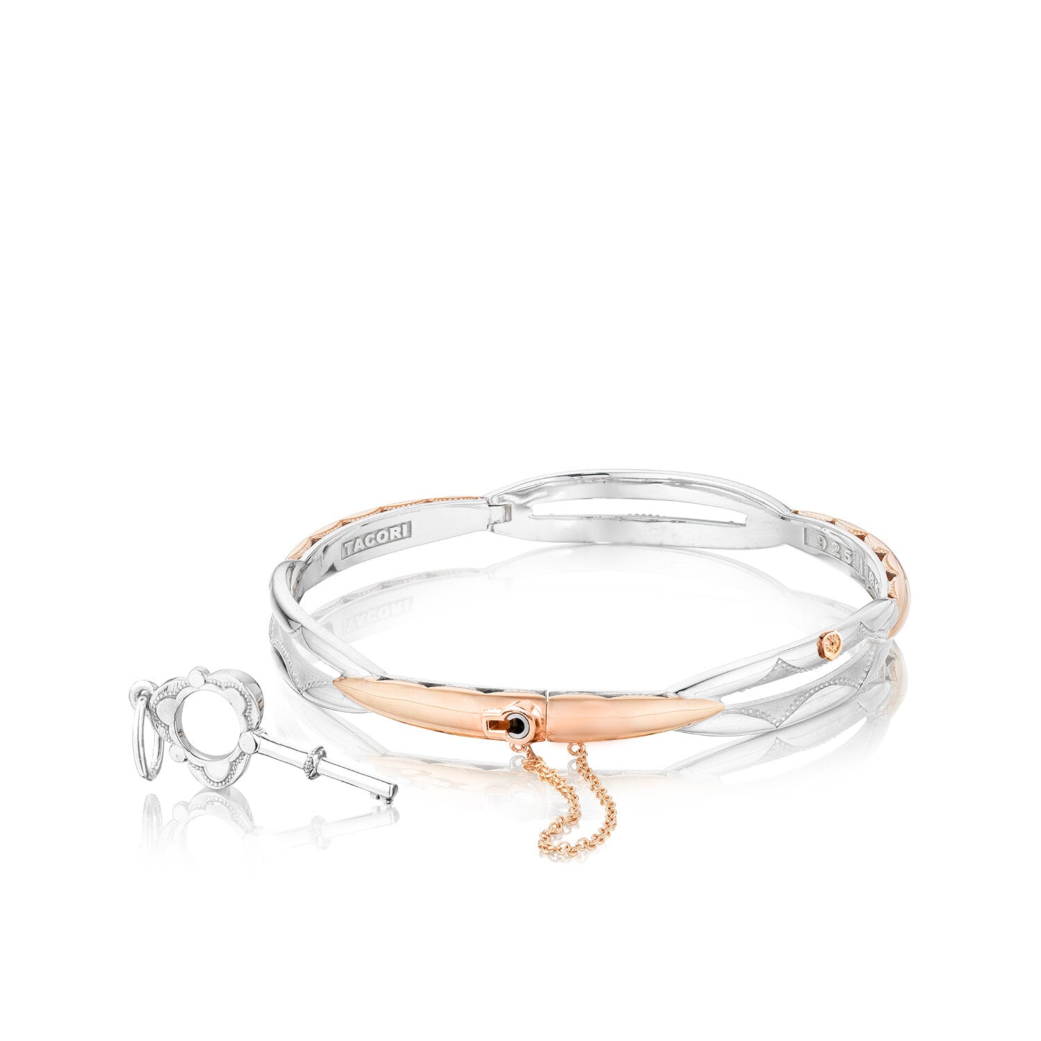 TACORI Promise Bracelet Round, Rose Gold and Silver Ref# SB178P-M