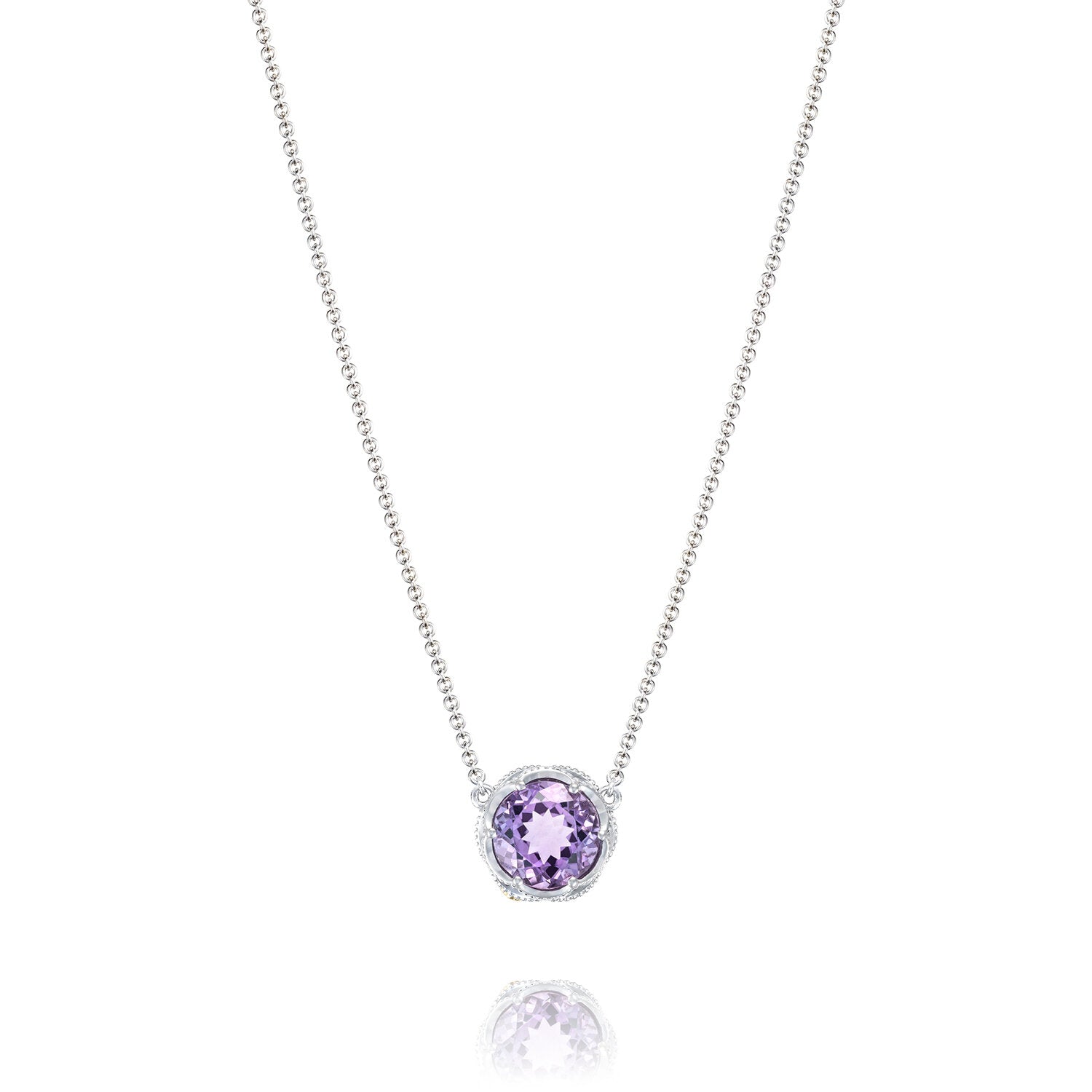 TACORI Crescent Crown Bold Crescent Station Necklace featuring Amethyst Ref# SN22401