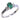 Oval Emerald and Diamond ring