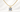 Diamond solitaire pendant