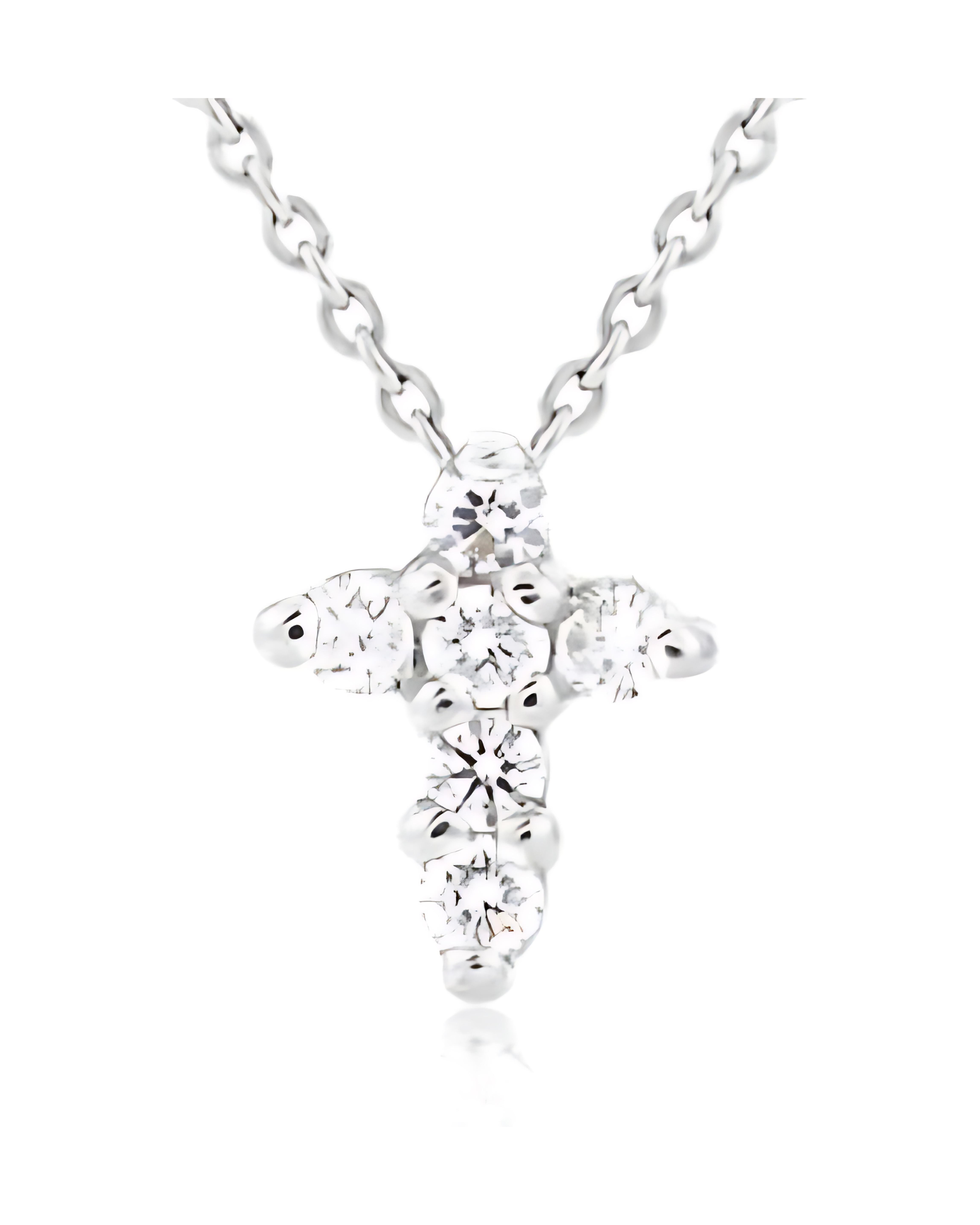 Diamond cross pendant 1.00 CT