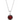 Garnet Solitaire Pendant