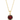 Garnet Solitaire Pendant