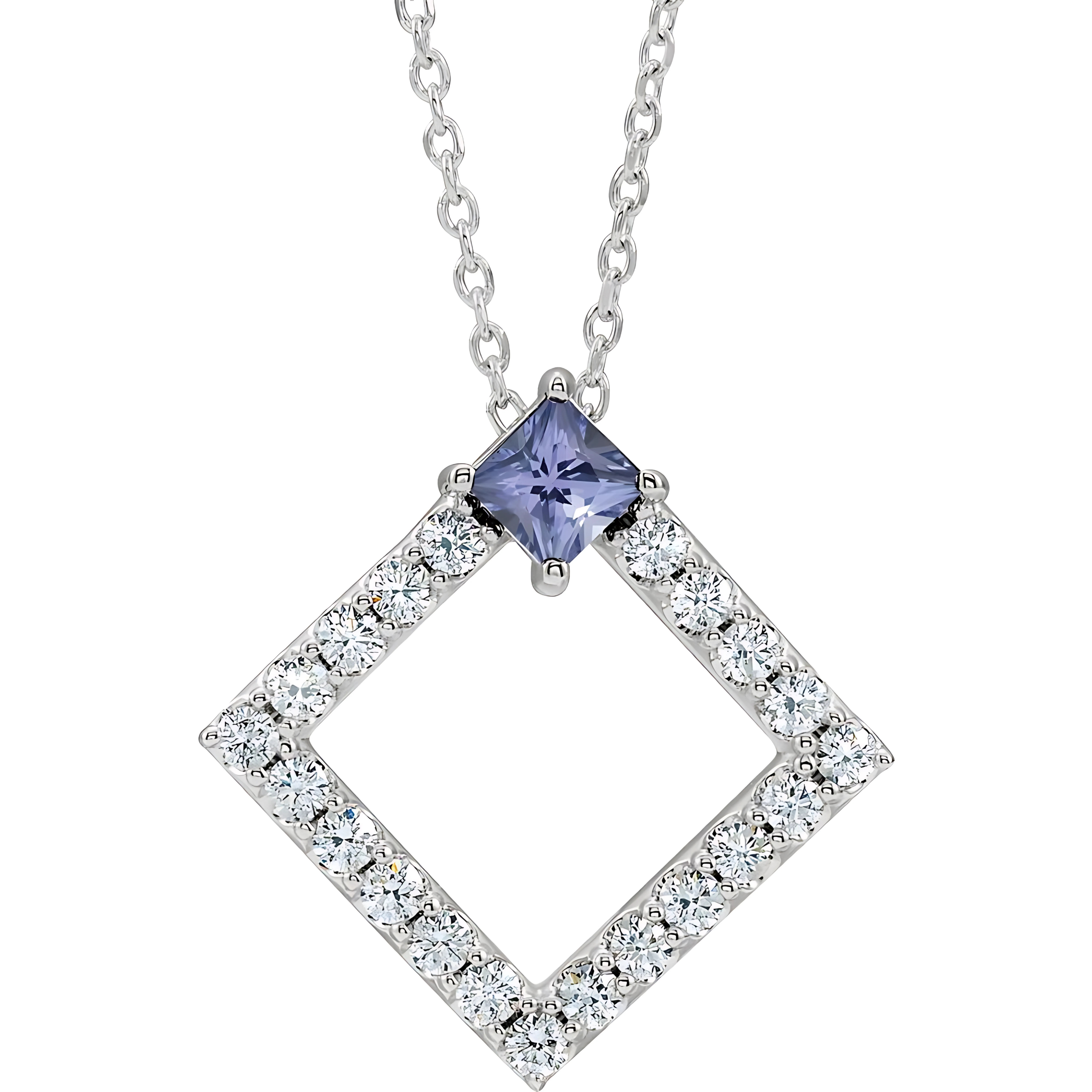 Tanzanite & Diamond Necklace