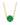 Solitaire Emerald Pendant