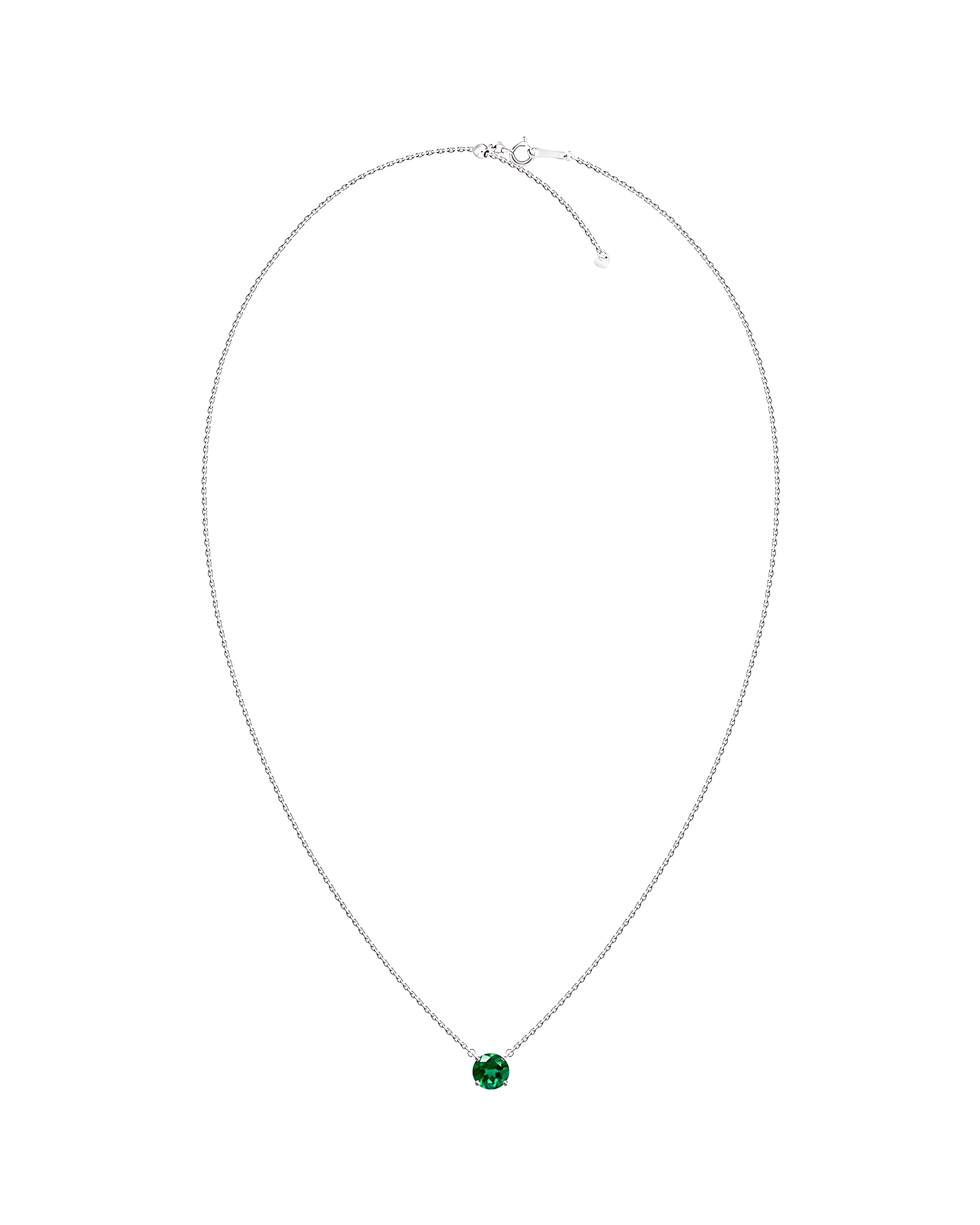 Emerald Solitaire Pendant