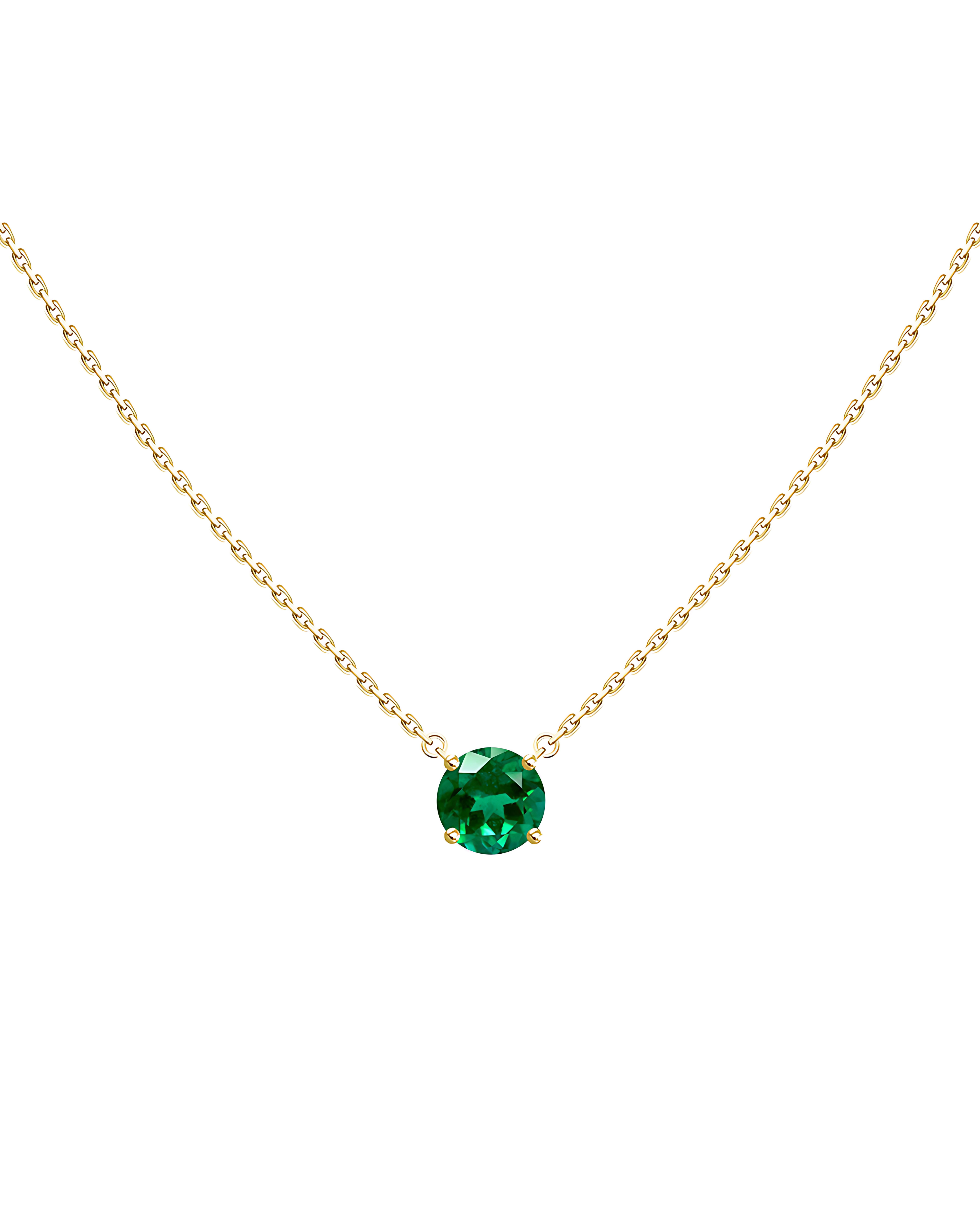 Emerald Solitaire Pendant