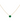 Emerald Solitaire Pendant