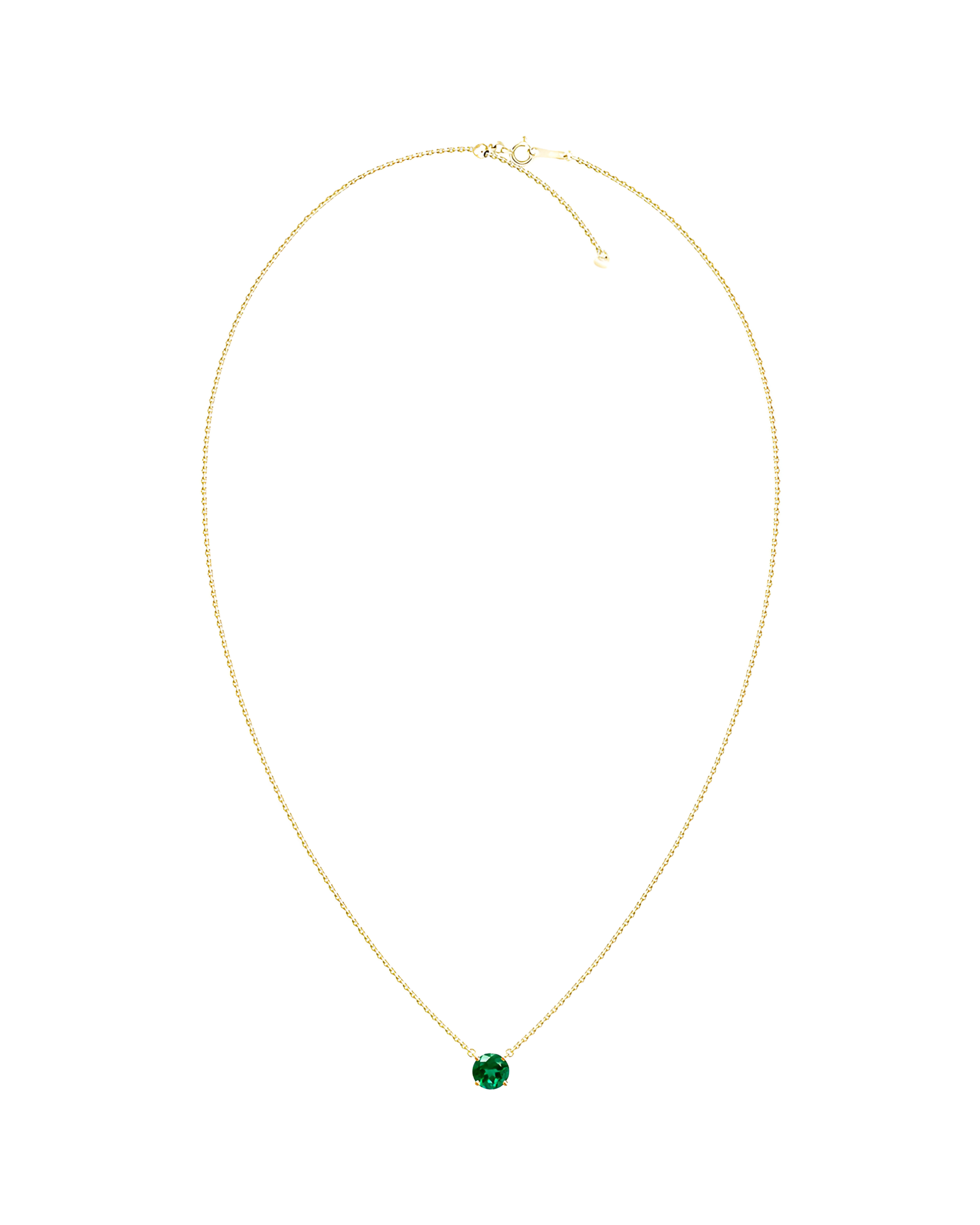 Emerald Solitaire Pendant