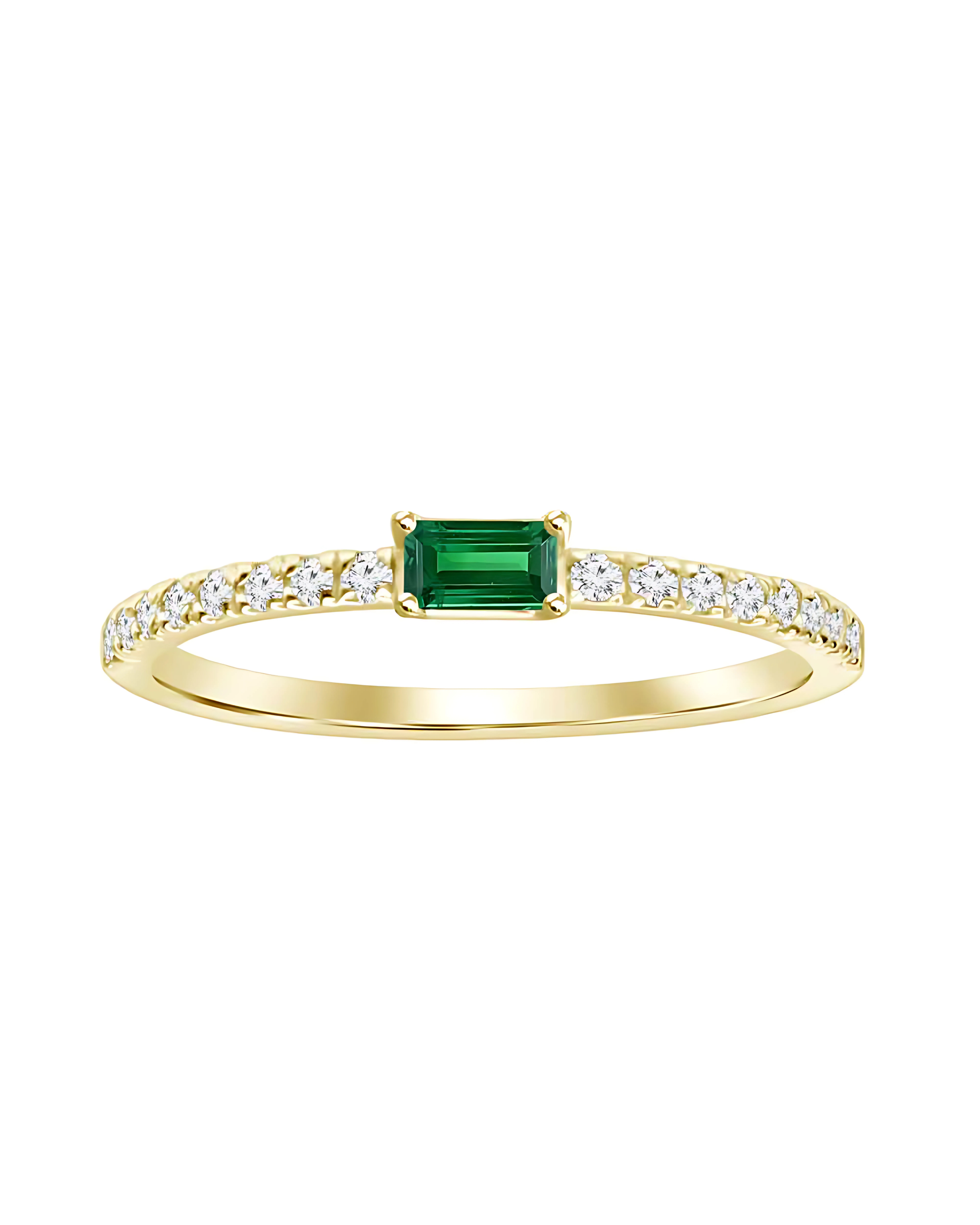 Emerald & Diamond Ring