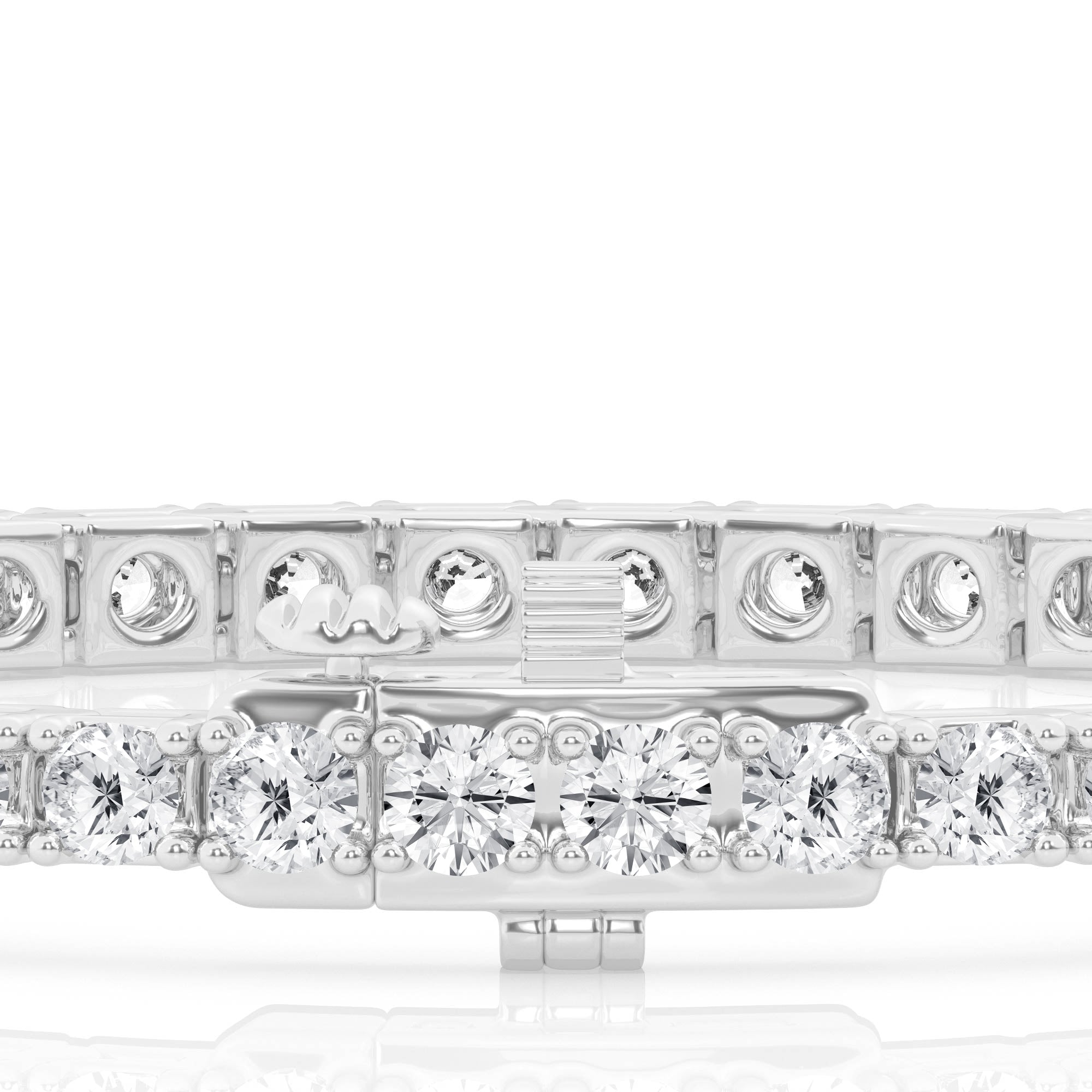 Lab Grown Diamond Line Tennis Bracelet