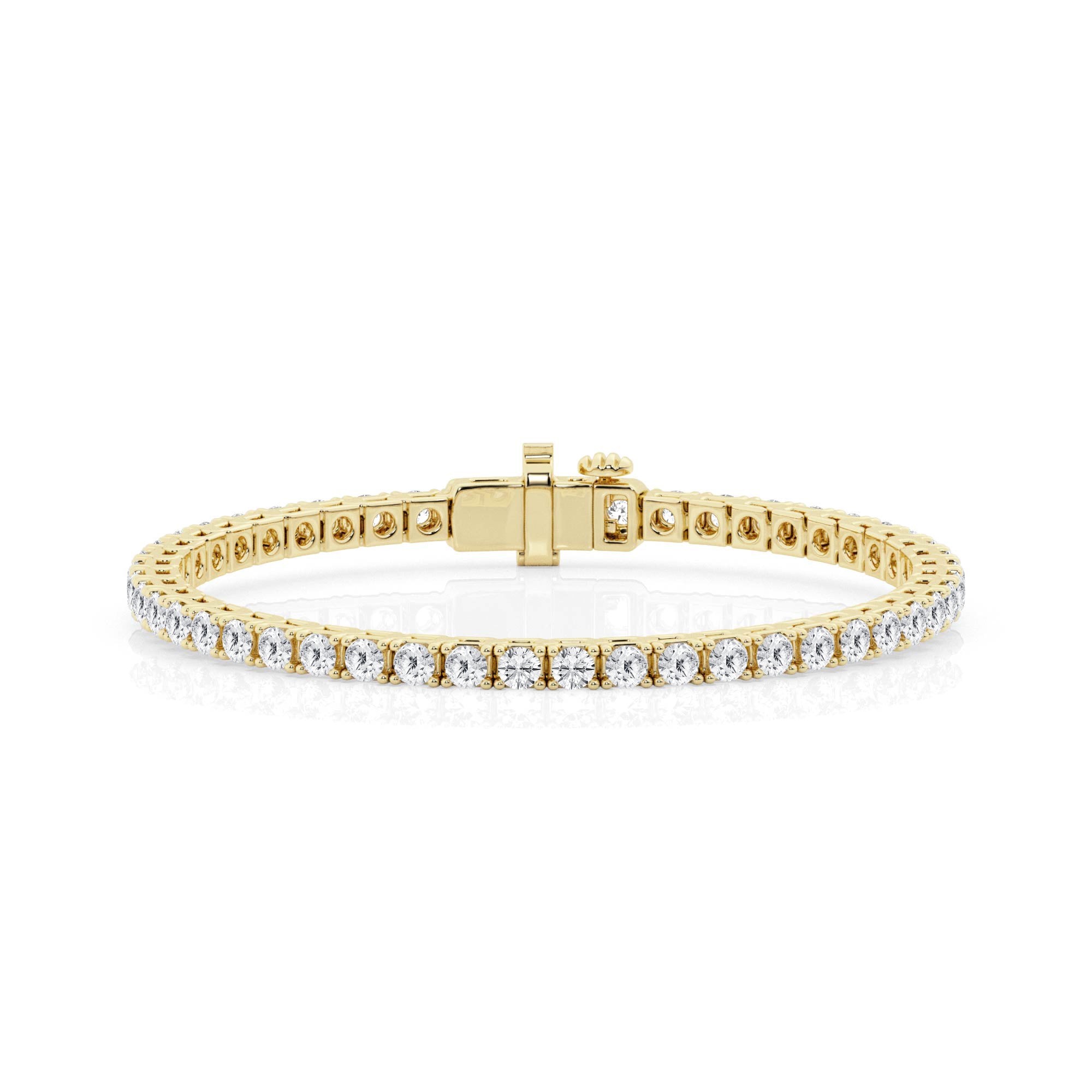 Lab Grown Diamond Line Tennis Bracelet