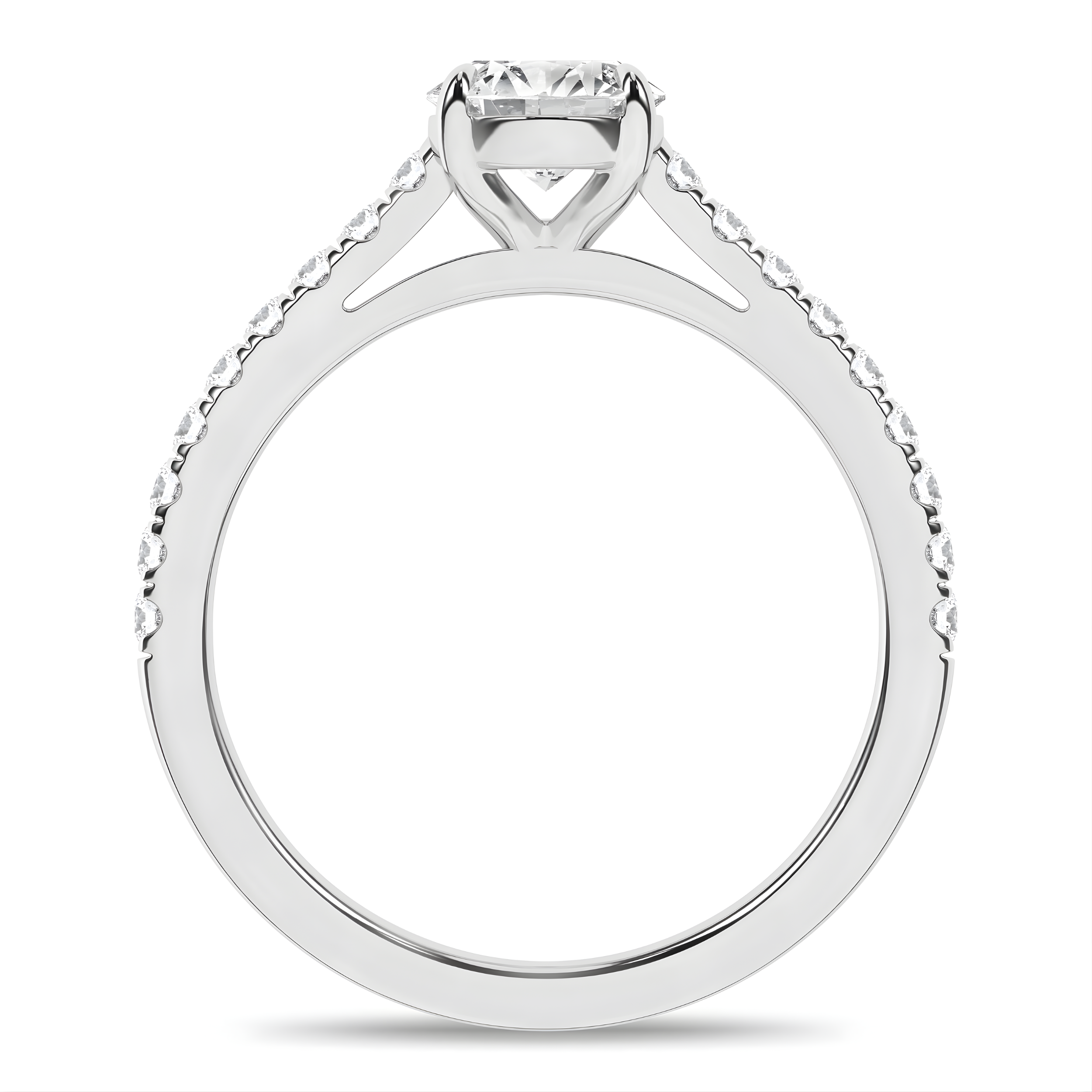 Lab-Grown Classic Engagement Ring (Oval)