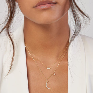 Diamond Mini E2W Dog Tag Necklace – Hannoush Jewelers | Silva