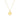 Diamond Framed Engravable Disk Necklace