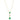 3 stone Emerald & Diamond Pendant - Hannoush Jewelers | Silva Family Franchises
