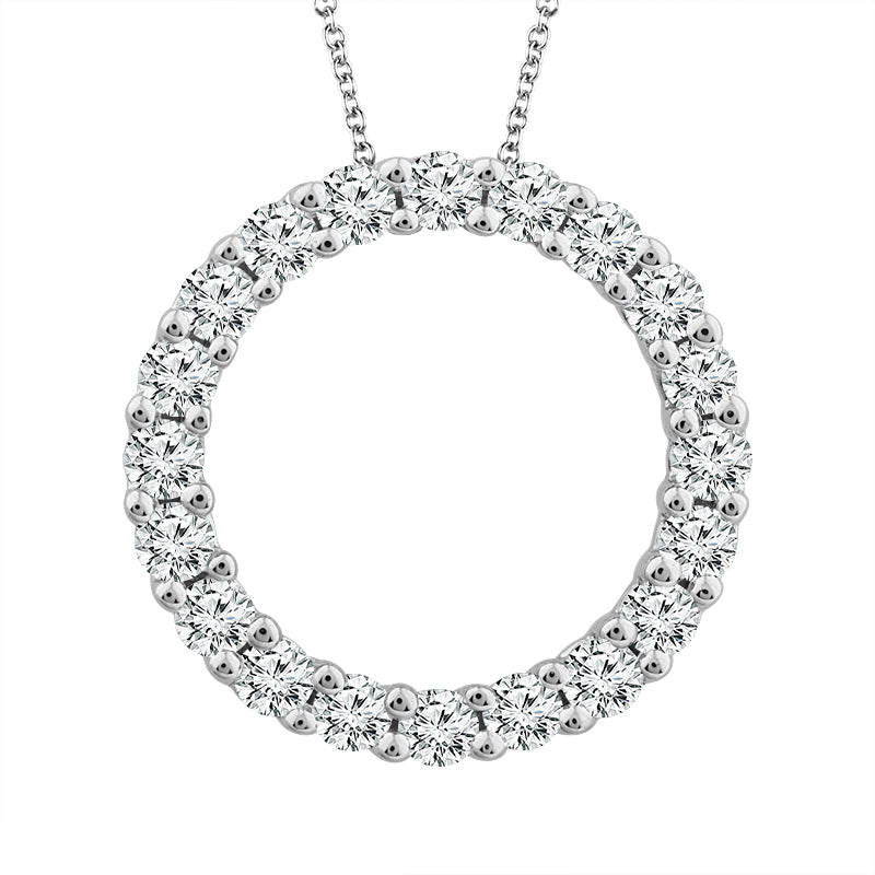 Diamond "Circle of life" Pendant