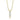 Shy Creation 0.18Ct Diamond Baguette Necklace SC22008800