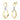 Shy Creation 0.20ct Diamond Mobius Earring SC22009005