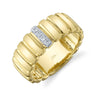 Shy Creation 0.07Ct Diamond Ribbed Ring SC22009228V2RD