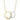 Shy Creation 0.16Ct Diamond Circle Necklace SC22009316