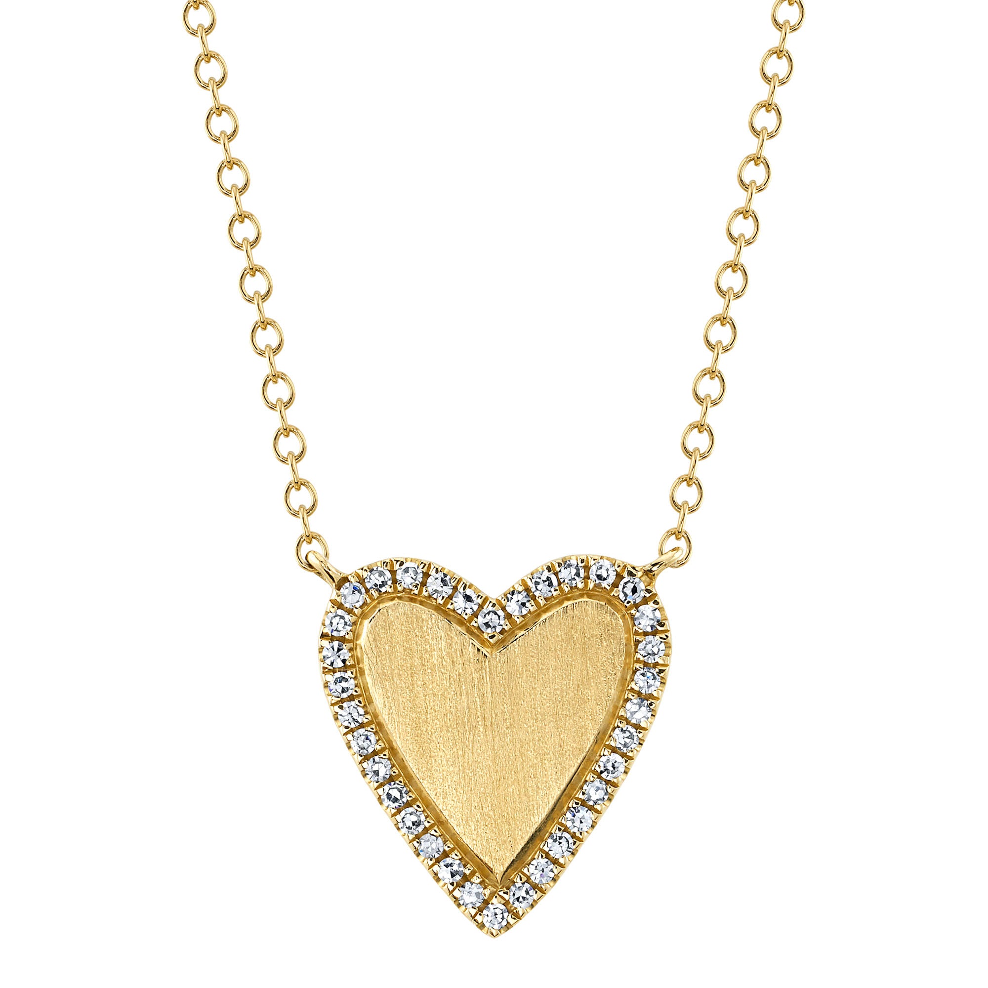 0.09CT DIAMOND HEART NECKLACE - SC55007071