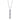 Shy Creation 0.14Ct Diamond Baguette Necklace SC55027459