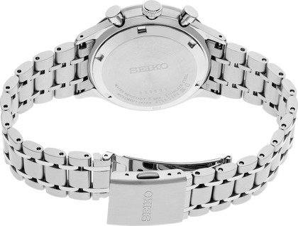 【美品】SEIKO Chronograph 100M クォーツ 腕時計 シルバー Seiko Essentials Collection Watch SSB477 – Hannoush Jewelers