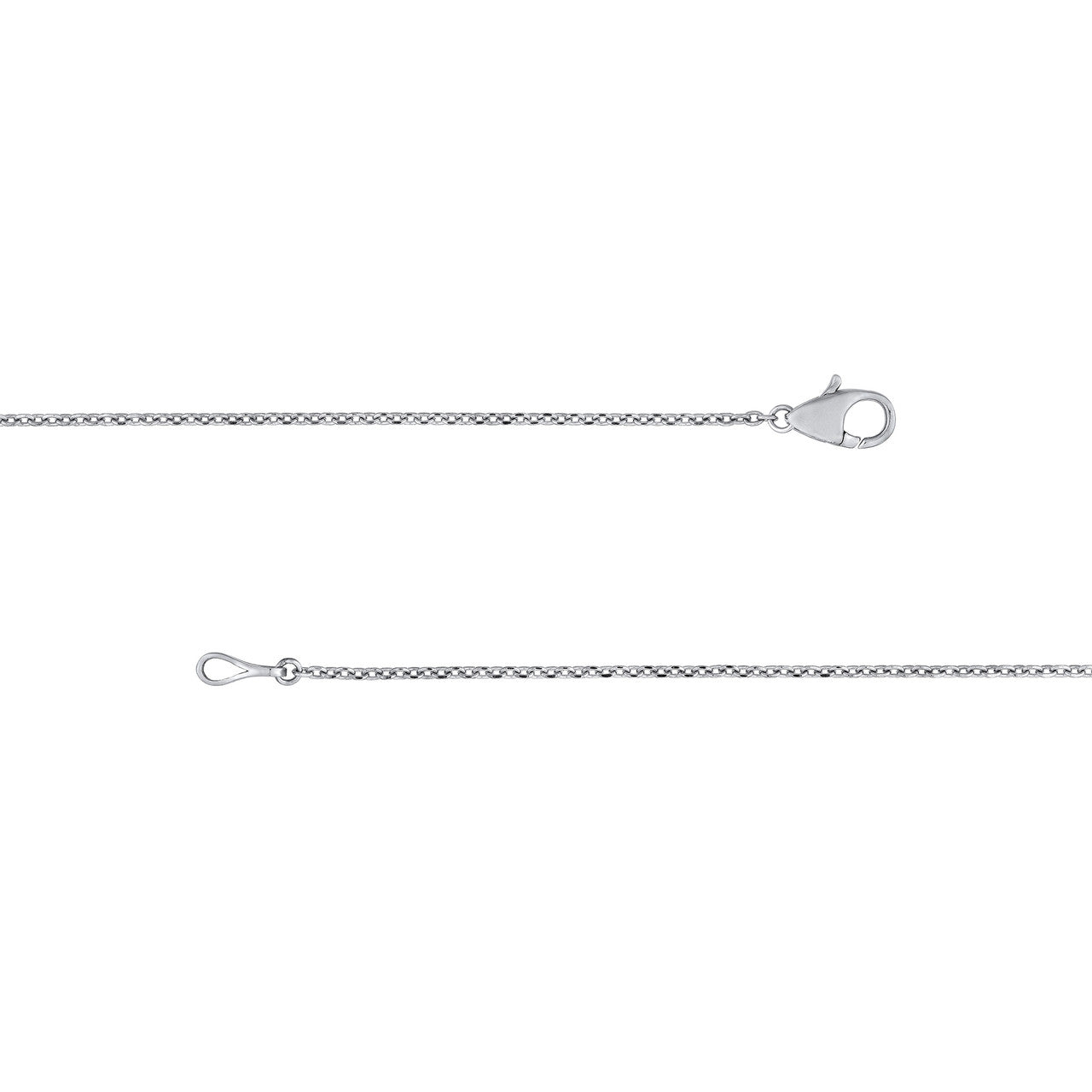 3.5mm Blue Sapphire & 1/5tcw Diamond Bezel Necklace