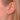 Shy Creation 0.08Ct Diamond Bezel Geo Cut Huggie Earring SC55028390
