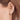 Shy Creation 0.07Ct Diamond Pave Circle Stud Earring SC55001138