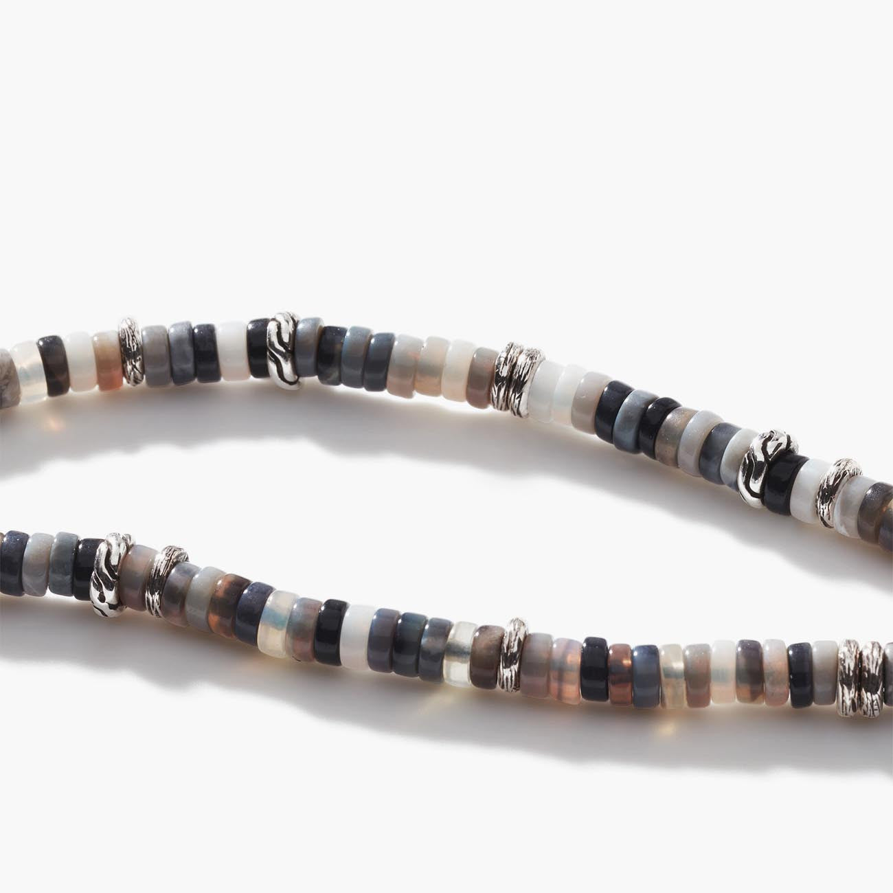 John Hardy Heishi Bracelet, Sterling Silver, Hardstones