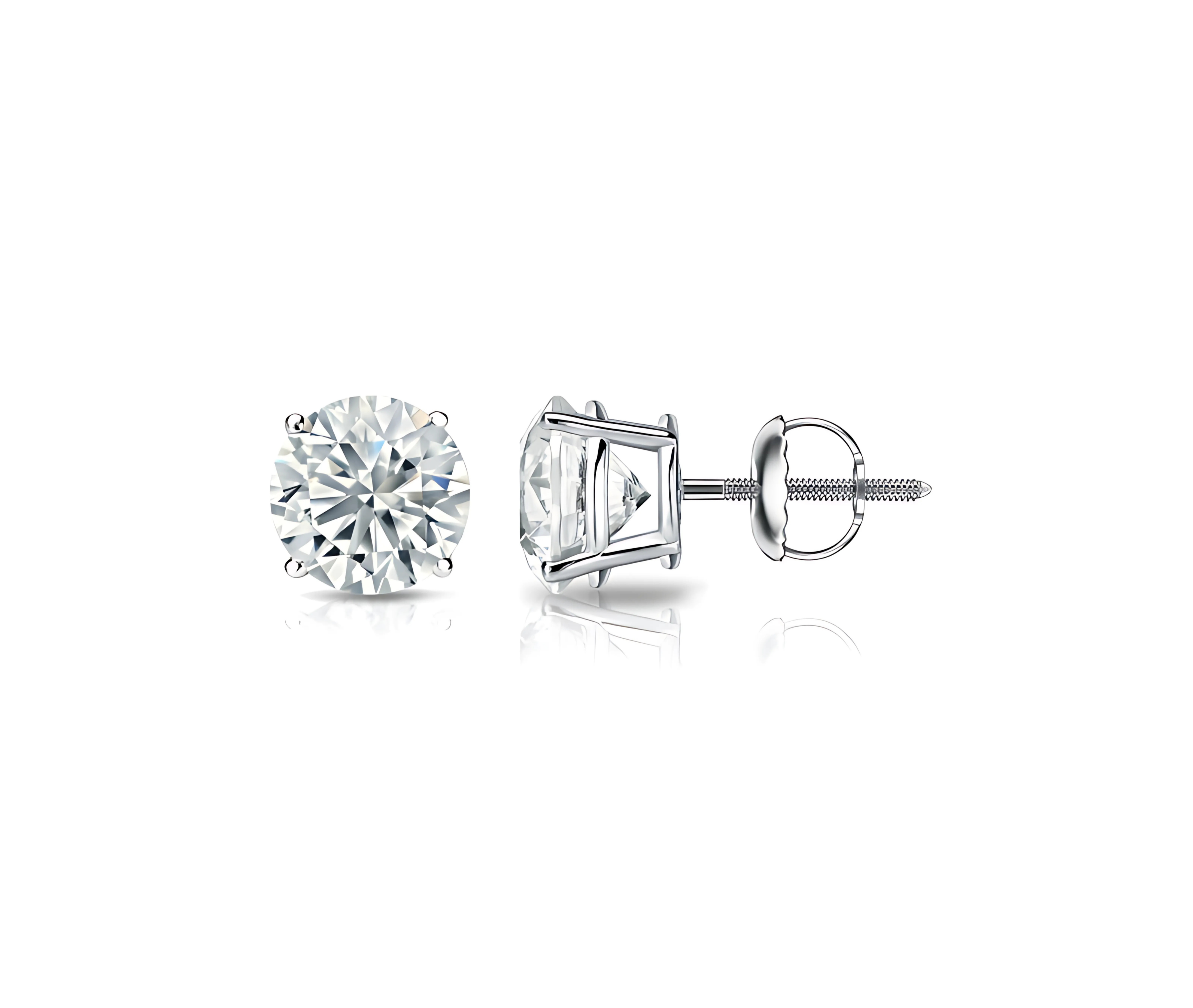 Round Diamond Studs