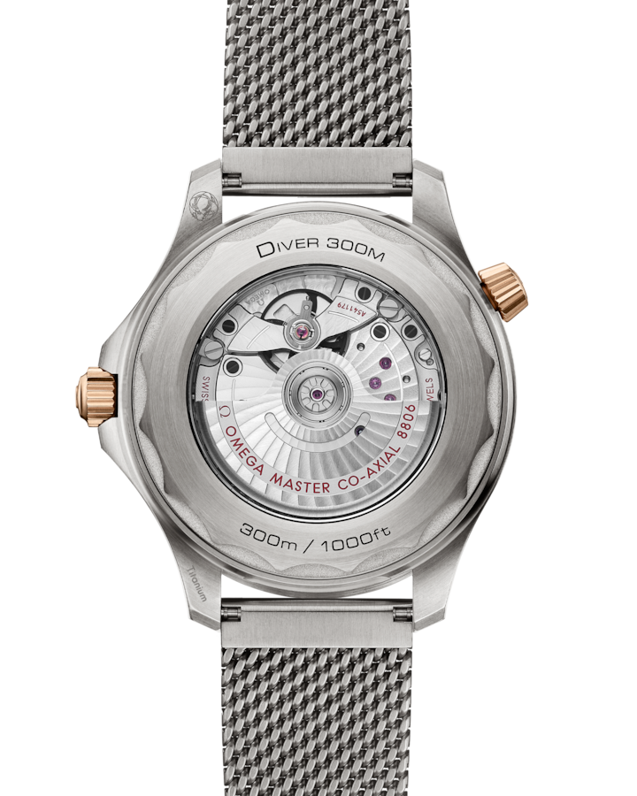 Omega Seamaster Diver 300M 42 mm, titanium ‑ Bronze gold on titanium Self Winding Watch 210.90.42.20.10.001