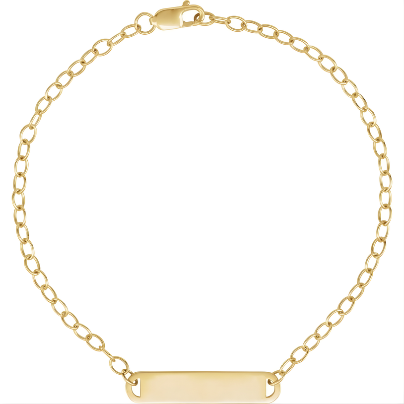 Engraved Bar Bracelet