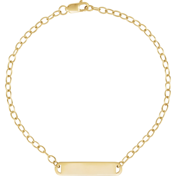 Engraved Bar Bracelet