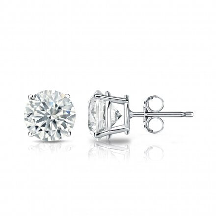 Round Diamond Studs 1.00 CT - Hannoush Jewelers | Silva Family Franchises