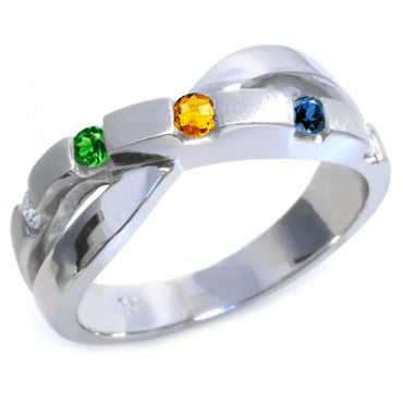 Create your own - 5 Stone Family Ring (Natural stones) - Hannoush Jewelers | Silva Family Franchises